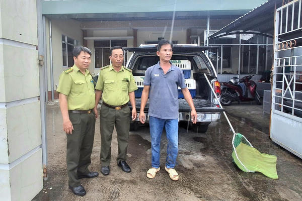 Bàn giao 5 cá thể động vật hoang dã còn sống cho Trạm bảo tồn Dầu Tiếng Bàn giao 5 cá thể động vật hoang dã còn sống cho Trạm bảo tồn Dầu Tiếng