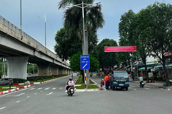 TP Đồng Nai thí điểm phân luồng mới tại nút giao cầu Hóa An