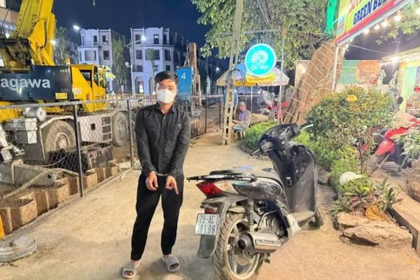 Công an Hà Nội tạm giữ nghi phạm trộm xe SH trị giá 80 triệu đồng