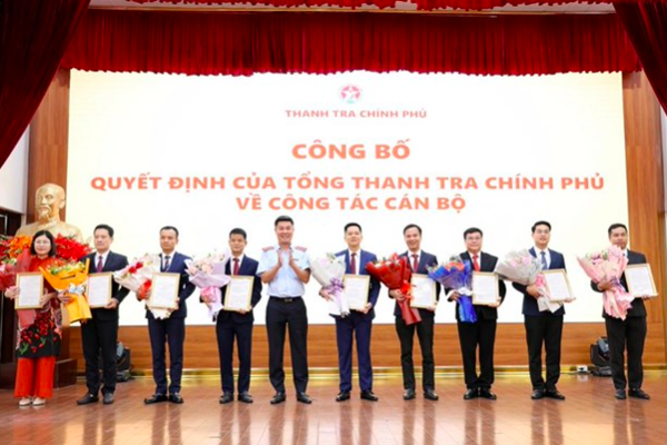 Biệt phái 9 sĩ quan công an nhân dân về Thanh tra Chính phủ
