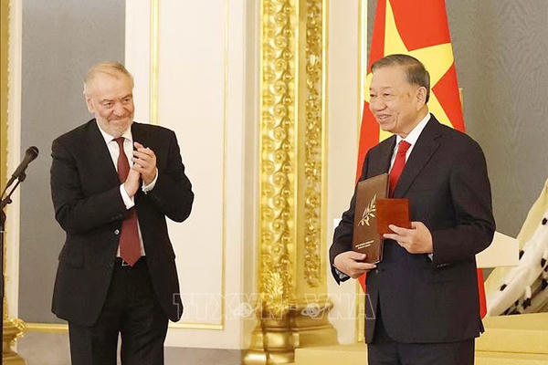 Tổng Bí thư, Chủ tịch nước Tô Lâm nhận Giải thưởng Hòa bình Quốc tế Lev Tolstoy năm 2026 tại Liên bang Nga