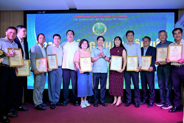 Ra mắt Hội Doanh nghiệp phường Tây Thạnh, tăng cường kết nối cộng đồng doanh nghiệp