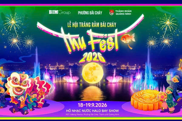 Bãi Cháy sắp có lễ hội Trung thu kết hợp ánh sáng, nhạc nước và pháo hoa