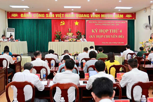 HĐND phường Trảng Bom kiện toàn tổ chức, quyết định phân bổ biên chế năm 2026