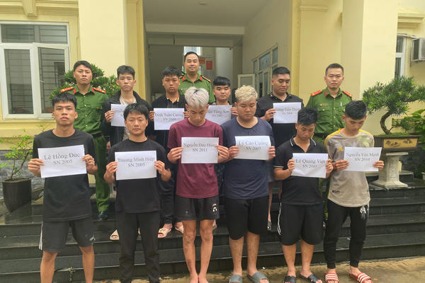 Bắt giữ nhóm đối tượng mang hung khí tấn công người dân tại Hải Phòng