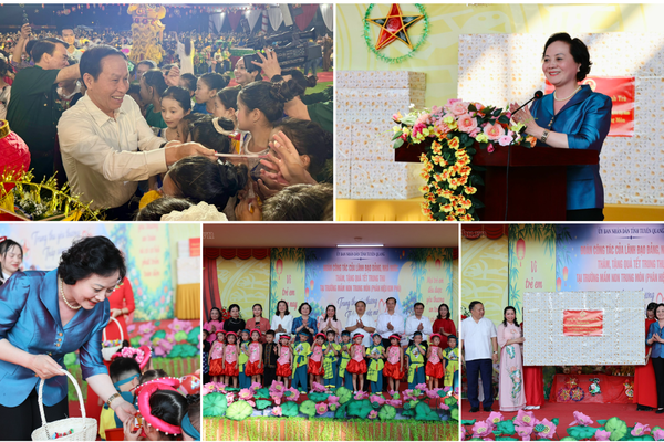 Lãnh đạo Chính phủ vui Tết Trung thu cùng các cháu thiếu nhi tại Thanh Hóa và Tuyên Quang Lãnh đạo Chính phủ vui Tết Trung thu cùng các cháu thiếu nhi tại Thanh Hóa và Tuyên Quang