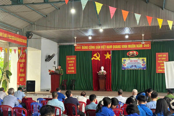 Công an xã An Phước khuyến cáo người dân cảnh giác với tội phạm lừa đảo trên không gian mạng