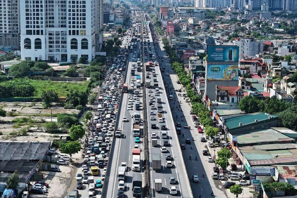 Hà Nội tính phương án tăng làn xe trên vành đai 3 trên cao để giảm ùn tắc