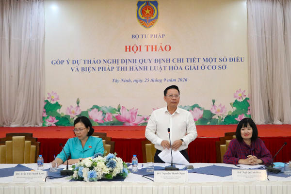 Hoàn thiện quy định, nâng cao hiệu quả hòa giải ở cơ sở