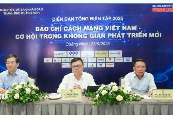 Khai mạc Diễn đàn Tổng Biên tập lần thứ 8 - năm 2026