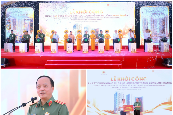 Khởi công Dự án với hơn 800 căn hộ cho lực lượng Công an Nhân dân Khởi công Dự án với hơn 800 căn hộ cho lực lượng Công an Nhân dân