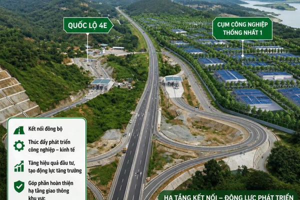 Lào Cai phê duyệt xây dựng tuyến đường kết nối Quốc lộ 4E với Cụm công nghiệp Thống Nhất 1 Lào Cai phê duyệt xây dựng tuyến đường kết nối Quốc lộ 4E với Cụm công nghiệp Thống Nhất 1