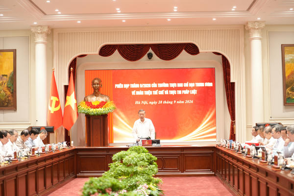 Bảo đảm thể chế thực sự đi vào cuộc sống, tháo gỡ khó khăn, ách tắc, khơi thông các nguồn lực