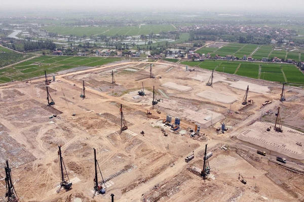 Bắc Ninh cấp phép khai thác mỏ đất san lấp phục vụ dự án kết nối sân bay Gia Bình với Thủ đô Hà Nội