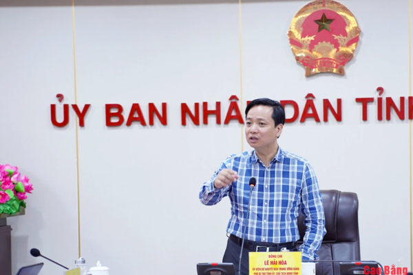 Chủ tịch UBND tỉnh Cao Bằng yêu cầu rõ người, rõ việc, rõ trách nhiệm trong điều hành tăng trưởng