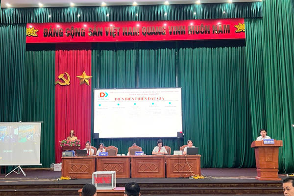 Bắc Ninh: Phường Việt Yên đấu giá thành công 40 lô đất ở