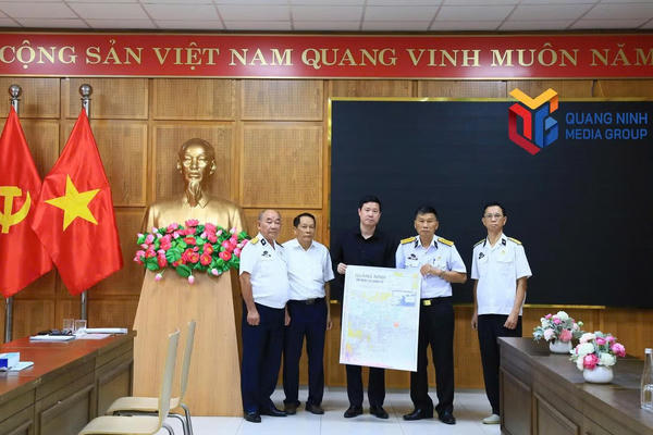 Hải đồ tái hiện dấu tích Đoàn tàu không số tại Quảng Ninh