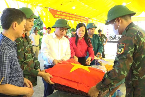 Chuẩn bị tổ chức Lễ truy điệu, an táng 56 hài cốt liệt sỹ được quy tập tại 'địa chỉ đỏ' Mả Chìa