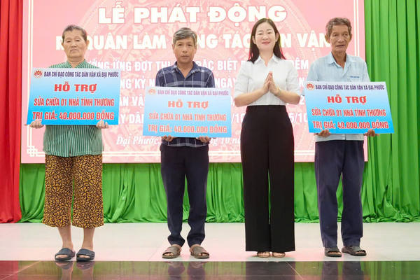 Đại Phước huy động hơn 736 triệu đồng chăm lo an sinh xã hội qua công tác dân vận 