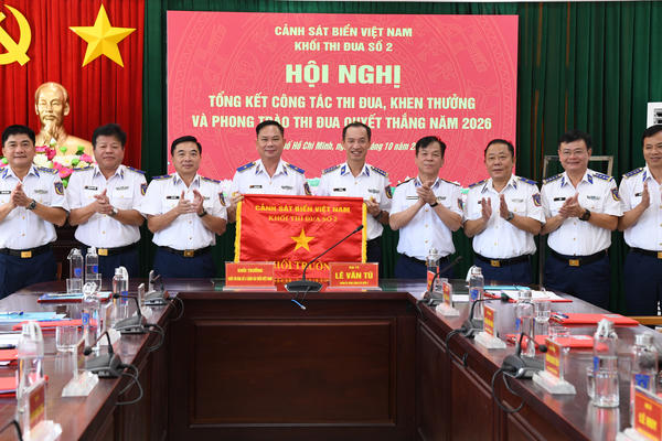 Khối thi đua số 2 - Cảnh sát biển Việt Nam tổng kết công tác thi đua, khen thưởng và Phong trào thi đua Quyết thắng năm 2026