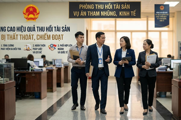 Nâng cao hiệu quả thu hồi tài sản bị thất thoát, chiếm đoạt trong các vụ án hình sự về tham nhũng, kinh tế