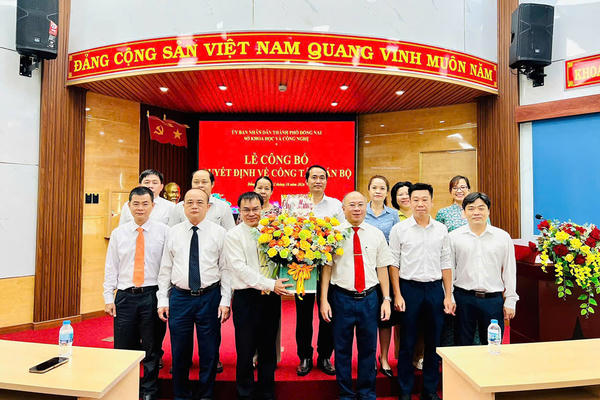 Sở Khoa học và Công nghệ Đồng Nai kiện toàn công tác cán bộ, nâng cao hiệu quả hoạt động