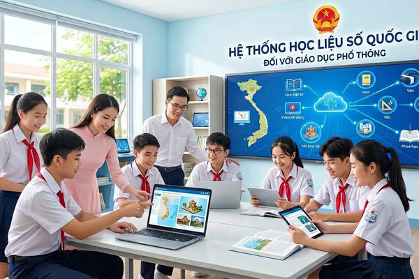 Phê duyệt Đề án "Hệ thống học liệu số quốc gia đối với giáo dục phổ thông" 