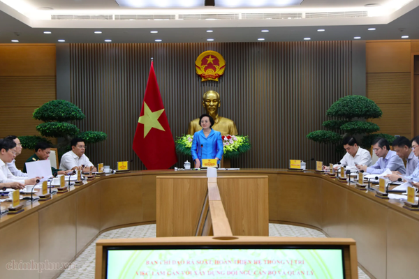 Phó Thủ tướng Phạm Thị Thanh Trà: Không lấy biên chế hiện có để hợp thức hóa vị trí việc làm
