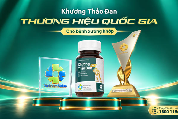 Khương Thảo Đan - Thương hiệu Quốc gia cho bệnh xương khớp Khương Thảo Đan - Thương hiệu Quốc gia cho bệnh xương khớp