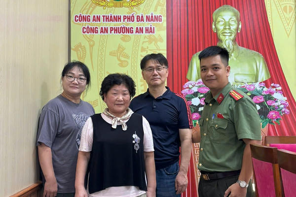Nhanh chóng hỗ trợ tìm thân nhân nữ du khách Hàn Quốc bị lạc tại TP Đà Nẵng