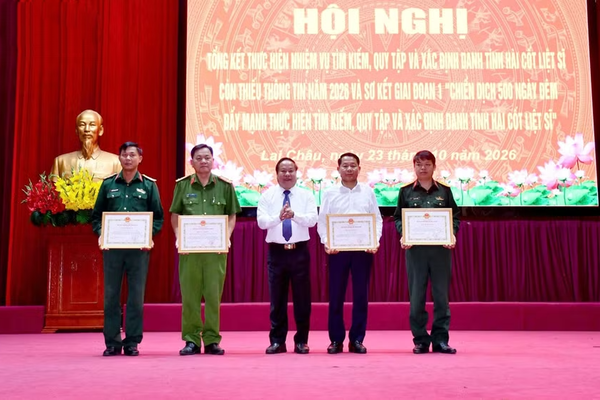 Lai Châu quy tập 55 hài cốt liệt sĩ trong Chiến dịch 500 ngày đêm Lai Châu quy tập 55 hài cốt liệt sĩ trong Chiến dịch 500 ngày đêm