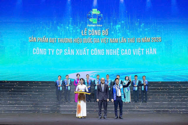 Công ty Việt Hàn và dấu ấn kép tại thương hiệu Quốc gia Việt Nam 2016 Công ty Việt Hàn và dấu ấn kép tại thương hiệu Quốc gia Việt Nam 2016
