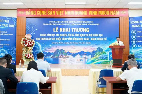 Quảng Ninh khai trương Trung tâm Hợp tác nghiên cứu AI và Khu trưng bày giới thiệu sản phẩm công nghệ xanh - năng lượng số