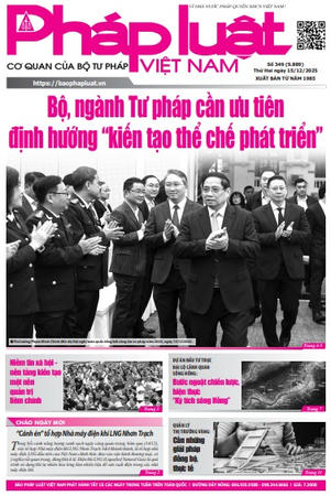 Báo Pháp luật Việt Nam số 349