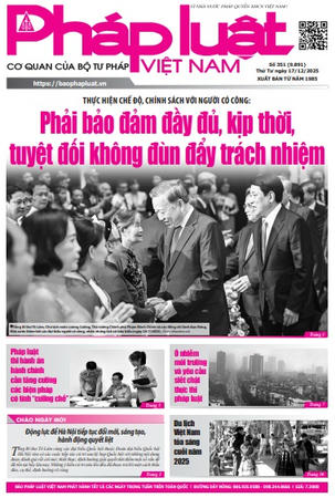 Báo Pháp luật Việt Nam số 351
