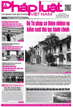 Báo Pháp luật Việt Nam số 012