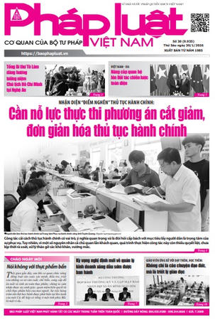 Báo Pháp luật Việt Nam số 030