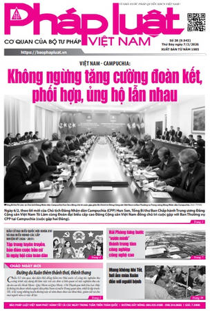 Báo Pháp luật Việt Nam số 038