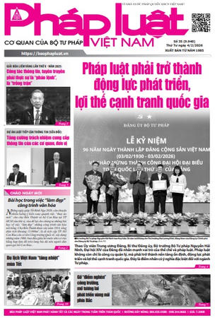 Báo Pháp luật Việt Nam số 035