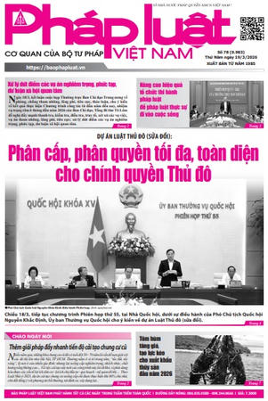Báo Pháp luật Việt Nam số 078