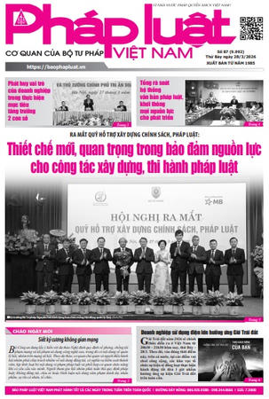 Báo Pháp luật Việt Nam số 087