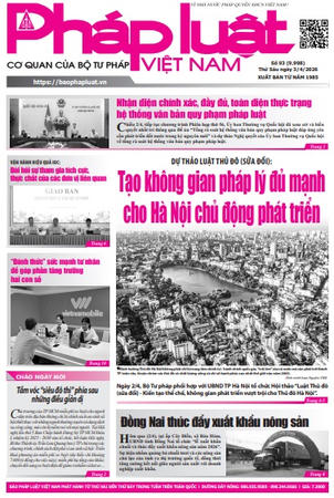 Báo Pháp luật Việt Nam số 093