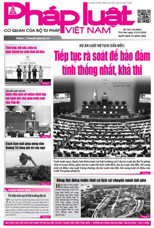 Báo Pháp luật Việt Nam số 101