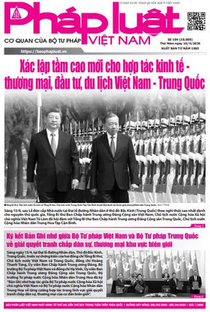 Báo Pháp luật Việt Nam số 104