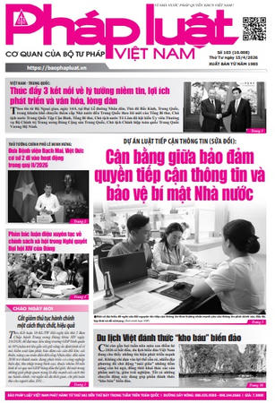 Báo Pháp luật Việt Nam số 103