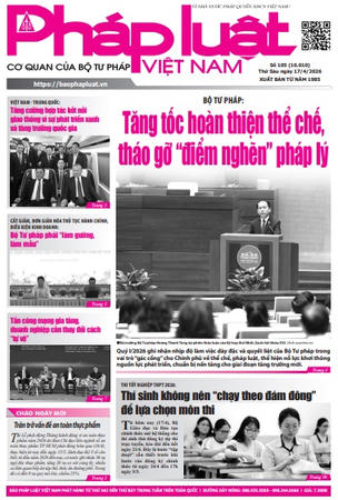 Báo Pháp luật Việt Nam số 105