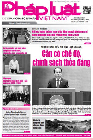 Báo Pháp luật Việt Nam số 110