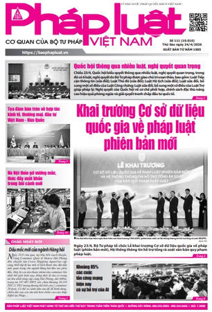 Báo Pháp luật Việt Nam số 111