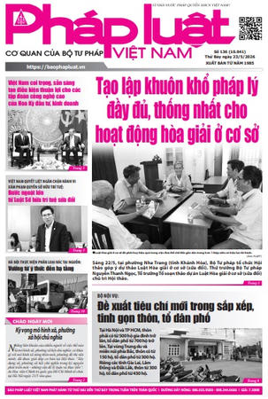 Báo Pháp luật Việt Nam số 136