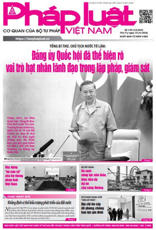 Báo Pháp luật Việt Nam số 139